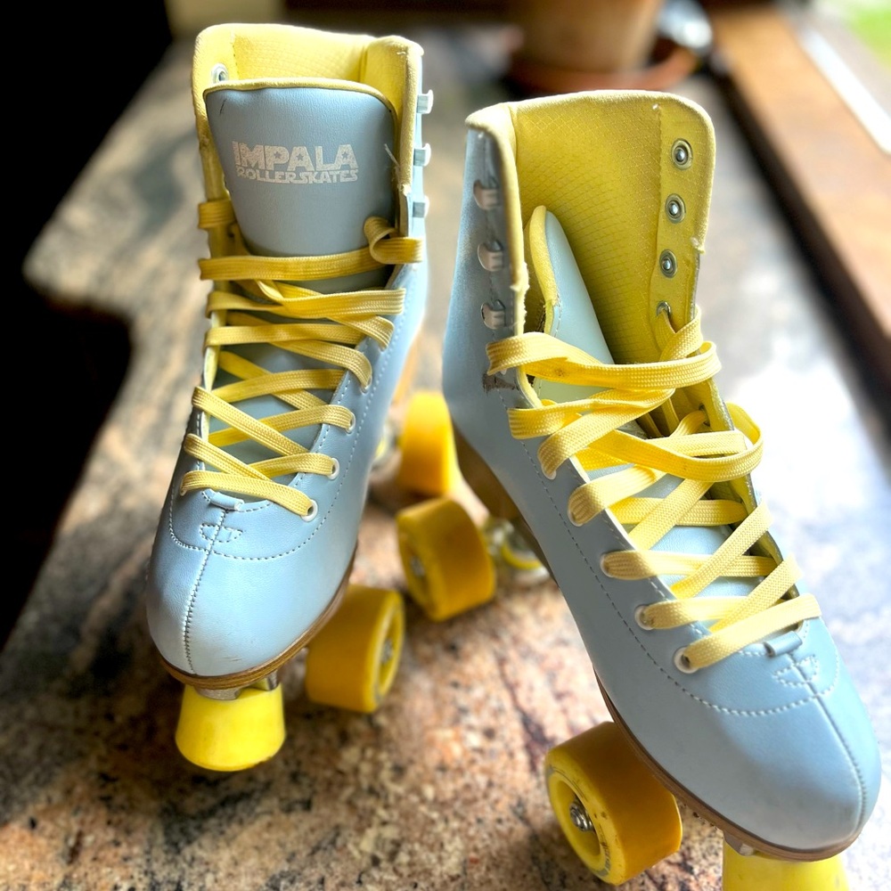 Impala Light Blue Roller Skates size 7